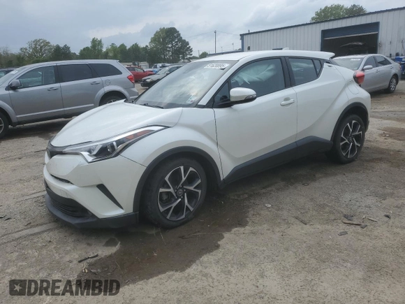 2018 Toyota C-HR XLE with VIN NMTKHMBX6JR060011, listed as a Copart auction lot 51620895 with 52,314 mi miles and Salvage Title. Bid and sale history available at carsss.com. Image 1.