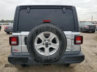 2022 Jeep Wrangler Unlimited Sport S with VIN 1C4HJXDG5NW239967, listed as a Copart auction lot 42630375 with 65,568 mi miles and Salvage Title. Bid and sale history available at carsss.com. Image 6.