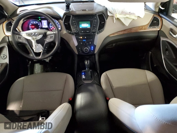 2016 Hyundai Santa Fe z VIN 5XYZU3LB7GG373891, wystawiony jako Copart lot #81058604 z przebiegiem 104 871 mil mil oraz Szkoda całkowita • Salvage title. Historia ofert i sprzedaży dostępna na DreamBid. Obrazek 8.