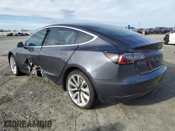2019 Tesla Model 3 Mid Range with VIN 5YJ3E1EA3KF425416, listed as a Copart auction lot 46623325 with 84,060 mi miles and Salvage Title. Bid and sale history available at DreamBid. Image 2.