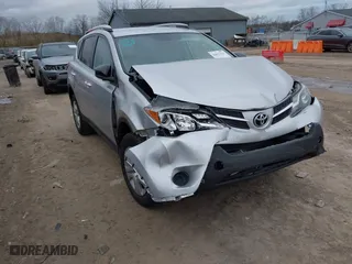 2014 Toyota RAV4 LE with VIN 2T3ZFREV3EW087829, listed as a IAAI auction lot 42023320 with 126,918 mi miles. Bid and sale history available at carsss.com. Image 1.