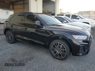 2023 Audi SQ5 Premium Plus with VIN WA1B4AFY4P2030630, listed as a Copart auction lot 76294654 with 51,456 mi miles and Non Repairable. Bid and sale history available at carsss.com. Image 4.