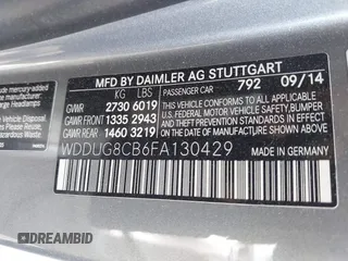 2015 Mercedes-Benz S 550 z VIN WDDUG8CB6FA130429, wystawiony jako IAAI lot #42078993 z przebiegiem 122 852 mil mil oraz . Historia ofert i sprzedaży dostępna na DreamBid. Obrazek 9.