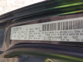 2017 Ram 1500 Express z VIN 1C6RR7KG4HS665409, wystawiony jako IAAI lot #41674384 z przebiegiem 89 187 mil mil oraz . Historia ofert i sprzedaży dostępna na DreamBid. Obrazek 9.
