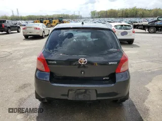 2007 Toyota Yaris with VIN JTDJT923775124464, listed as a Copart auction lot 51673915 with 159,917 mi miles and Salvage Title. Bid and sale history available at carsss.com. Image 6.