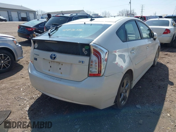 2013 Toyota Prius One z VIN JTDKN3DU4D5605091, wystawiony jako IAAI lot #41936396 z przebiegiem 148 852 mil mil oraz . Historia ofert i sprzedaży dostępna na DreamBid. Obrazek 4.