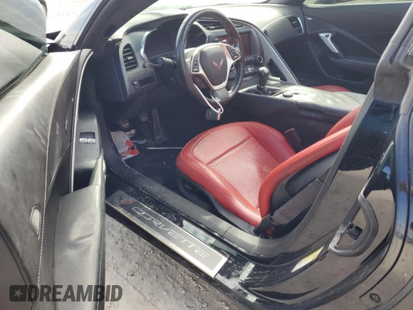 2015 Chevrolet Corvette 1LT with VIN 1G1YA2D77F5109465, listed as a Copart auction lot 76612824 with 87,098 mi miles and Salvage Title. Bid and sale history available at carsss.com. Image 8.