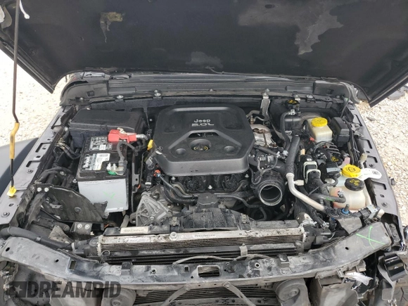 2018 Jeep Wrangler Unlimited Rubicon with VIN 1C4HJXFN9JW249214, listed as a Copart auction lot 42692175 with 161,157 mi miles and Salvage title. Bid and sale history available at DreamBid. Image 12.