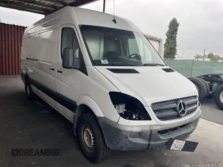 2011 Mercedes-Benz Sprinter Cargo with VIN WD3PE8CB5B5608530, listed as a IAAI auction lot 42209116 with 153,950 mi miles. Bid and sale history available at carsss.com. Image 1.