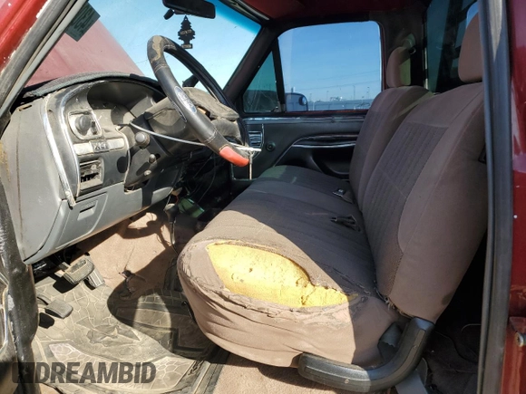 1993 Ford F-150 with VIN 1FTEF14H4PLB15056, listed as a Copart auction lot 43078485 with 135,270 mi miles and Clean Title. Bid and sale history available at carsss.com. Image 7.