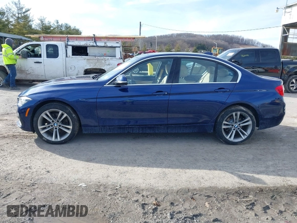 2017 BMW 3 Series 330i xDrive with VIN WBA8D9G35HNU65462, listed as a IAAI auction lot 41696854 with 60,108 mi miles. Bid and sale history available at carsss.com. Image 14.