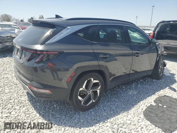 2022 Hyundai Tucson Limited with VIN 5NMJE3AE8NH102350, listed as a Copart auction lot 82377114 with 35,274 mi miles and Salvage title. Bid and sale history available at DreamBid. Image 3.