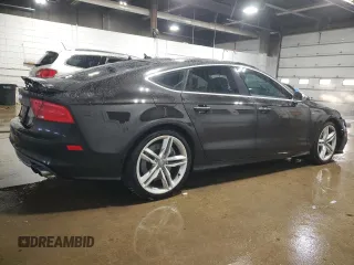 2015 Audi S7 with VIN WAUW2AFC7FN042976, listed as a Copart auction lot 81947784 with 48,238 mi miles and Salvage Title. Bid and sale history available at carsss.com. Image 3.