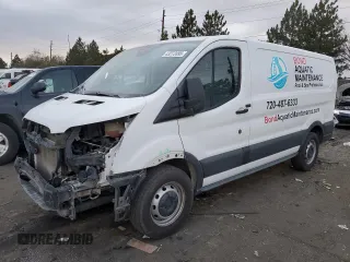 2017 Ford Transit with VIN 1FTYE1YM8HKA16920, listed as a Copart auction lot 43272095 with 99,600 mi miles and Salvage title. Bid and sale history available at DreamBid. Image 1.