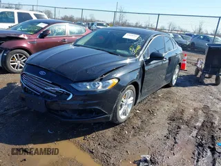 2018 Ford Fusion SE with VIN 3FA6P0HD8JR201925, listed as a IAAI auction lot 41828166 with 144,385 mi miles. Bid and sale history available at carsss.com. Image 17.