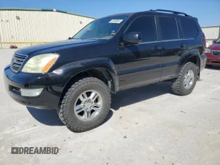 2005 Lexus GX 470 with VIN JTJBT20X950074031, listed as a Copart auction lot 49553655 with 266,285 mi miles and Clean Title. Bid and sale history available at carsss.com. Image 1.