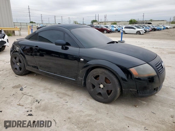 2001 Audi TT with VIN TRUWT28N511004768, listed as a Copart auction lot 51511765 with 160,485 mi miles and Salvage Title. Bid and sale history available at carsss.com. Image 4.