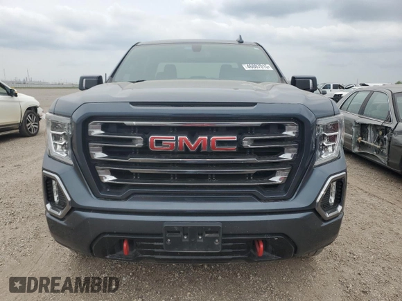 2021 GMC Sierra 1500 AT4 with VIN 3GTP9EEL8MG193861, listed as a Copart auction lot 46087015 with 68,342 mi miles and Salvage Title. Bid and sale history available at carsss.com. Image 5.