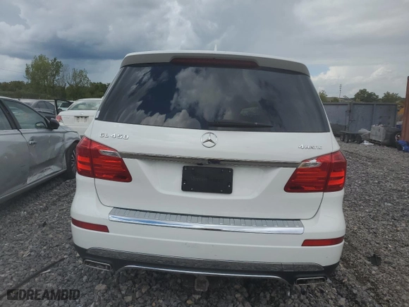 2016 Mercedes-Benz GL with VIN 4JGDF6EE8GA624622, listed as a Copart auction lot 71210314 with 0 mi miles and Salvage Title. Bid and sale history available at carsss.com. Image 6.