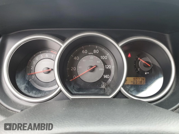 2009 Nissan Versa S with VIN 3N1BC13E79L465505, listed as a Copart auction lot 52097865 with 90,774 mi miles and Salvage Title. Bid and sale history available at DreamBid. Image 9.