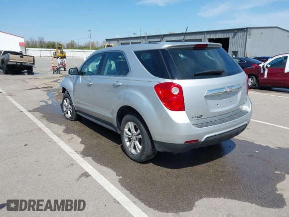 2015 Chevrolet Equinox LS with VIN 2GNALAEK9F6122875, listed as a IAAI auction lot 42079631 with 139,470 mi miles and . Bid and sale history available at DreamBid. Image 3.