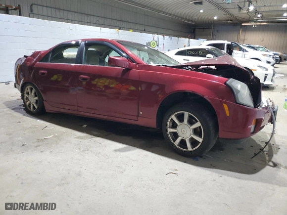 2006 Cadillac CTS with VIN 1G6DP577560125228, listed as a Copart auction lot 82974154 with 0 mi miles and Salvage Title. Bid and sale history available at carsss.com. Image 4.