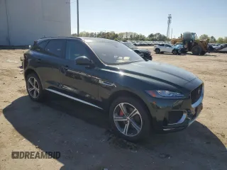 2017 Jaguar F-Pace S with VIN SADCM2BV4HA082587, listed as a Copart auction lot 53728865 with 140,318 mi miles and Salvage Title. Bid and sale history available at DreamBid. Image 4.