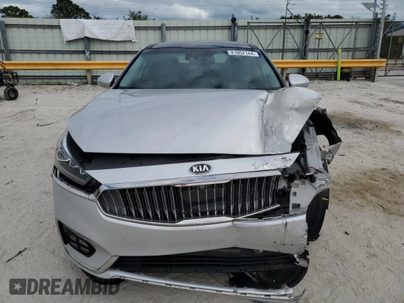 2017 Kia Cadenza Limited with VIN KNALC4J11H5066832, listed as a Copart auction lot 81052144 with 52,580 mi miles and Salvage Title. Bid and sale history available at carsss.com. Image 5.