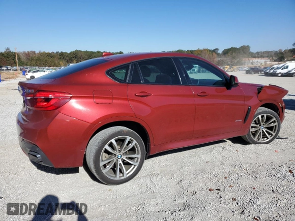 2015 BMW X6 xDrive35i with VIN 5UXKU2C50F0N77795, listed as a Copart auction lot 74575693 with 84,536 mi miles. Bid and sale history available at carsss.com. Image 3.