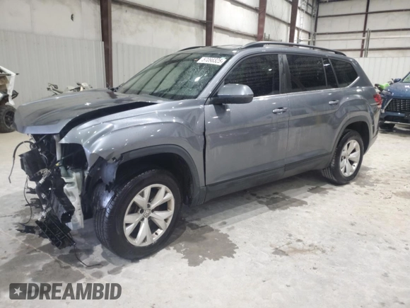 2020 Volkswagen Atlas S with VIN 1V2AP2CA9LC502085, listed as a Copart auction lot 57098325 with 81,410 mi miles and Non repairable. Bid and sale history available at DreamBid. Image 1.