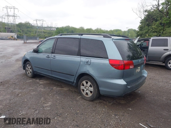 2005 Toyota Sienna CE with VIN 5TDZA23C25S248714, listed as a IAAI auction lot 42221277 with 318,125 mi miles and . Bid and sale history available at DreamBid. Image 3.