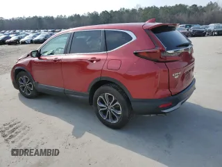 2020 Honda CR-V EX with VIN 2HKRW1H55LH408464, listed as a Copart auction lot 44129795 with 58,755 mi miles and Salvage Title. Bid and sale history available at carsss.com. Image 2.
