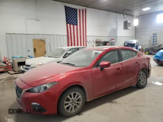 2016 Mazda Mazda3 i Grand Touring with VIN 3MZBM1X75GM270335, listed as a Copart auction lot 89180945 with 102,836 mi miles and Salvage Title. Bid and sale history available at carsss.com. Image 1.