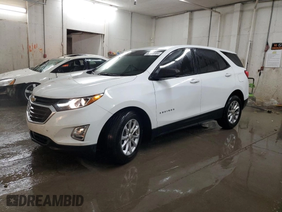 2019 Chevrolet Equinox LS with VIN 3GNAXSEV3KS667356, listed as a Copart auction lot 82869984 with 61,514 mi miles and Salvage Title. Bid and sale history available at DreamBid. Image 1.