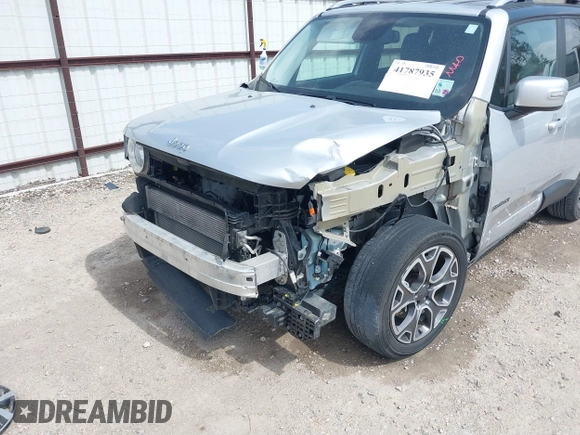2016 Jeep Renegade Limited z VIN ZACCJADT1GPC66510, wystawiony jako IAAI lot #41787935 z przebiegiem 133 089 mil mil oraz . Historia ofert i sprzedaży dostępna na DreamBid. Obrazek 6.