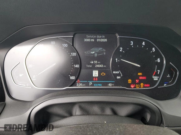 2022 BMW 2 Series 230i with VIN 3MW23CM02N8C63743, listed as a Copart auction lot 49281705 with 24,043 mi miles and Salvage Title. Bid and sale history available at carsss.com. Image 9.