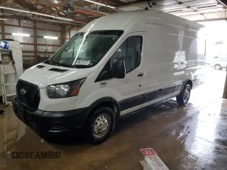 2023 Ford Transit Cargo with VIN 1FTBR3U89PKA70899, listed as a Copart auction lot 77940504 with 62,196 mi miles and Clean Title. Bid and sale history available at DreamBid. Image 1.