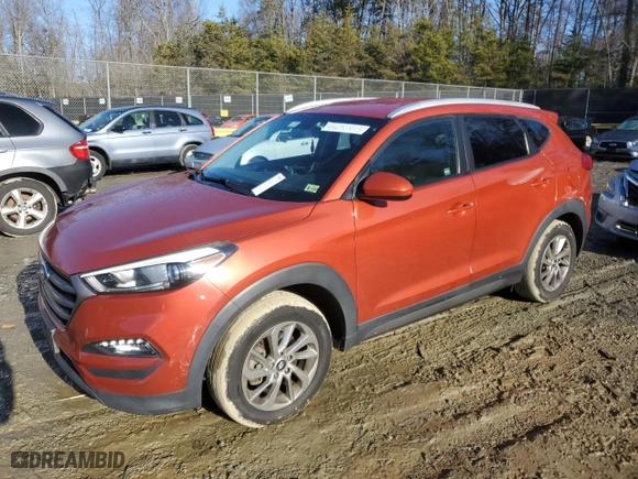 2016 Hyundai Tucson SE with VIN KM8J3CA42GU201864, listed as a Copart auction lot 44251915 with 0 mi miles and Salvage Title. Bid and sale history available at carsss.com. Image 1.
