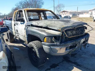 2002 Dodge Ram 2500 with VIN 3B7KF23622M200641, listed as a IAAI auction lot 41639754 with 1 mi miles. Bid and sale history available at carsss.com. Image 1.