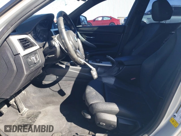 2014 BMW 3 Series 320i with VIN WBA3B1G58ENN91233, listed as a Copart auction lot 45043855 with 134,351 mi miles and Salvage Title. Bid and sale history available at carsss.com. Image 7.