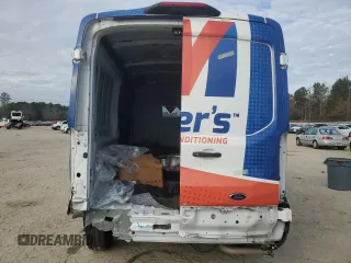 2022 Ford Transit Cargo with VIN 1FTBR1C87NKA45518, listed as a Copart auction lot 84879794 with 54,272 mi miles and Salvage Title. Bid and sale history available at DreamBid. Image 6.
