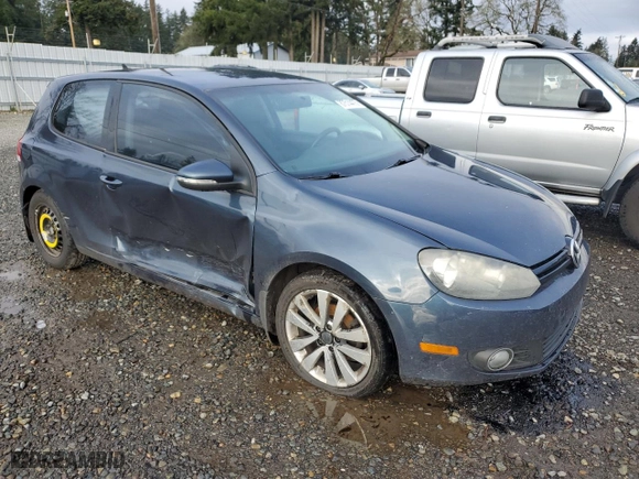 2012 Volkswagen Golf TDI with VIN WVWMM7AJ7CW292611, listed as a Copart auction lot 87514475 with 207,383 mi miles and Salvage Title. Bid and sale history available at carsss.com. Image 4.
