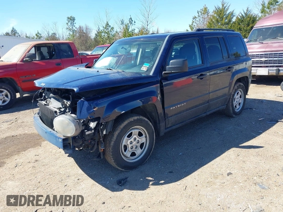 2012 Jeep Patriot Sport with VIN 1C4NJPBA4CD586619, listed as a IAAI auction lot 41732742 with 180,742 mi miles and . Bid and sale history available at DreamBid. Image 2.