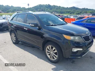 2011 Kia Sorento SX with VIN 5XYKW4A29BG159997, listed as a IAAI auction lot 42639331 with 194,562 mi miles and . Bid and sale history available at DreamBid. Image 1.