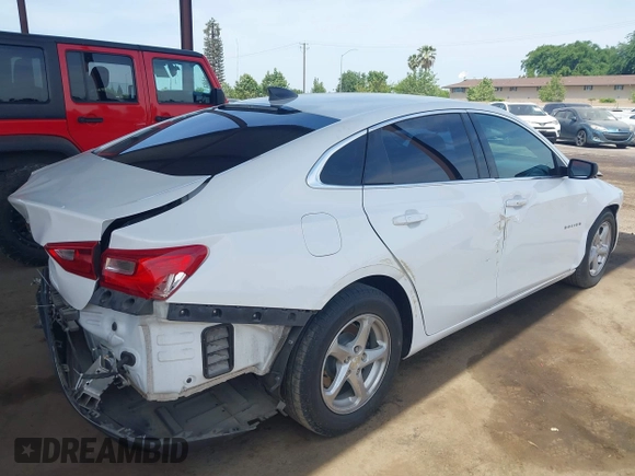 2018 Chevrolet Malibu LS with VIN 1G1ZB5ST9JF131764, listed as a IAAI auction lot 42083127 with 81,185 mi miles and . Bid and sale history available at DreamBid. Image 4.