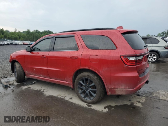2017 Dodge Durango GT with VIN 1C4RDJDG4HC757874, listed as a Copart auction lot 62829115 with 110,863 mi miles and Salvage title. Bid and sale history available at DreamBid. Image 2.