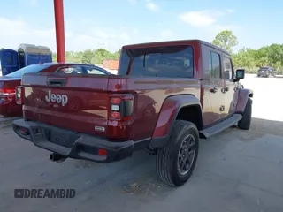 2021 Jeep Gladiator Overland z VIN 1C6HJTFGXML553983, wystawiony jako IAAI lot #41903068 z przebiegiem 54 386 mil mil oraz . Historia ofert i sprzedaży dostępna na DreamBid. Obrazek 4.