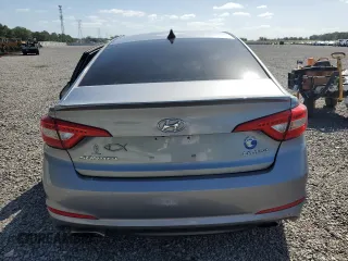 2016 Hyundai Sonata Sport with VIN 5NPE34AFXGH325341, listed as a Copart auction lot 54572035 with 132,316 mi miles and Salvage Title. Bid and sale history available at DreamBid. Image 6.