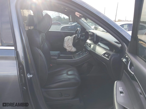 2021 Hyundai Palisade Limited with VIN KM8R54HE2MU257106, listed as a IAAI auction lot 41790977 with 64,777 mi miles. Bid and sale history available at carsss.com. Image 5.