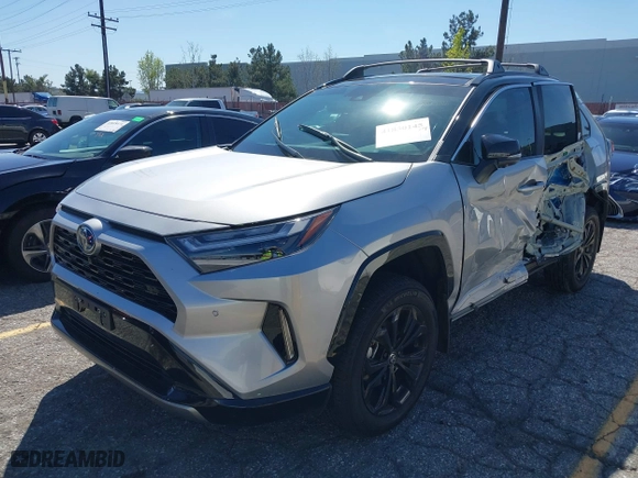 2024 Toyota RAV4 Hybrid XSE with VIN 4T3E6RFV8RU146540, listed as a IAAI auction lot 41830145 with 10,542 mi miles. Bid and sale history available at carsss.com. Image 17.